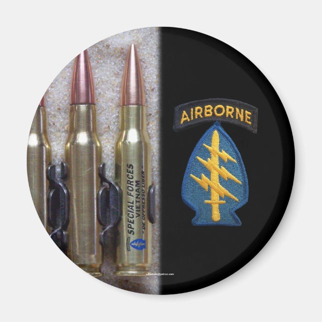 special forces green berets group vietnam Magnet (Front)