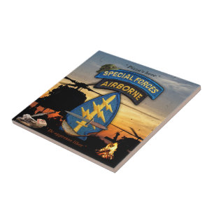 Special Forces Green Berets lrrp lrrps snipers Ceramic Tile