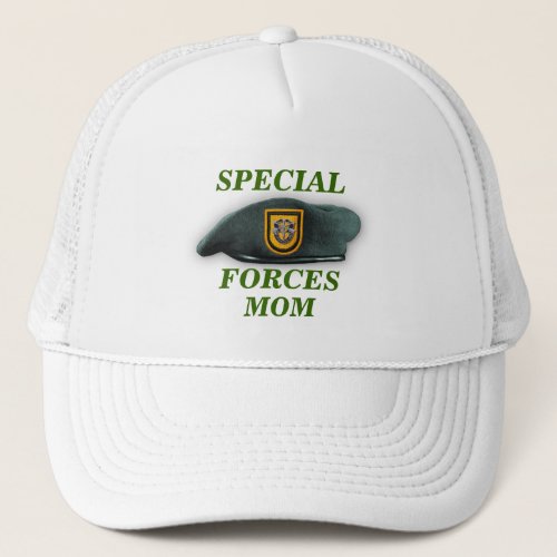 special forces green berets mom army son wife Hat