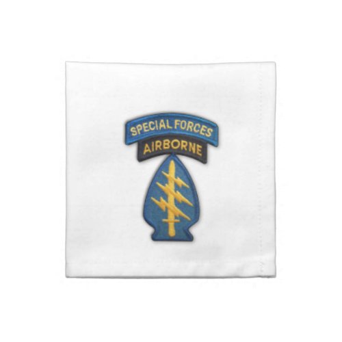 special forces green berets patch vets Napkins