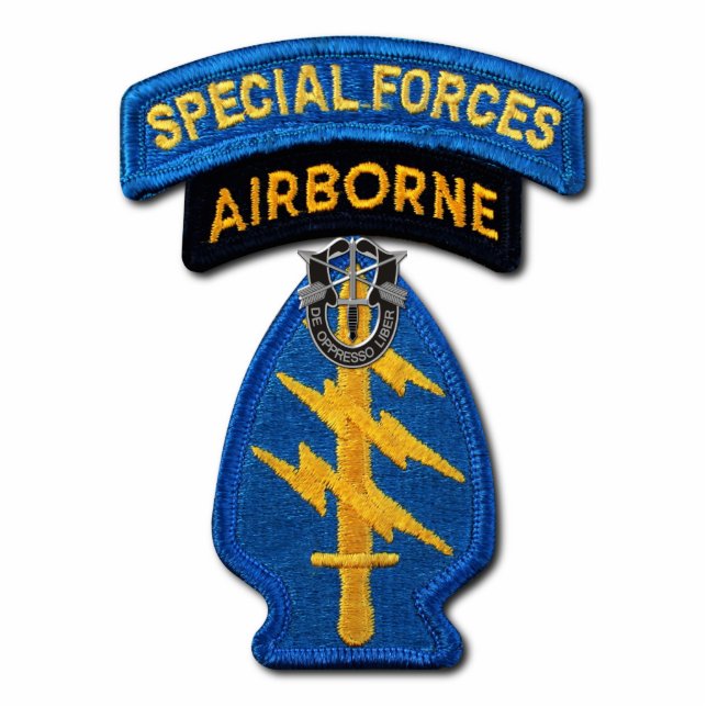 Special Forces Green Berets Photo Sculpture  (Front)