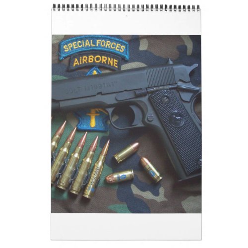 Special Forces Green Berets SF SFG LRRP LRRPS Vets Calendar