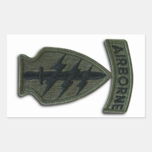 Special Forces green Berets SF SFG SOF Veterans Rectangular Sticker