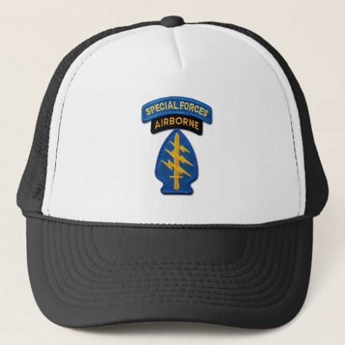 Special Forces Green Berets SF SOF veterans Trucker Hat