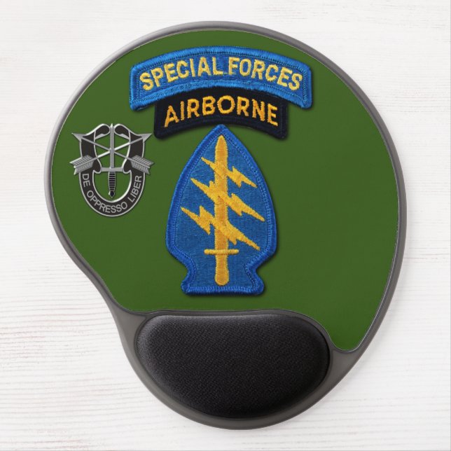 Special Forces Green Berets veterans Gel Mouse Pad (Front)