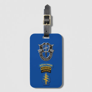 Special Forces Green Berets Veterans Luggage Tag