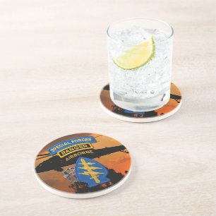 Special Forces Group Green Berets SF SFG Vets Coaster