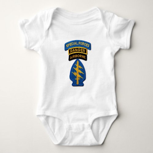 Special Forces Group Green Berets SF SOF SFG SOC Baby Bodysuit