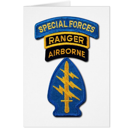 Special Forces Group Green Berets SF SOF SFG SOC Cards (Front)