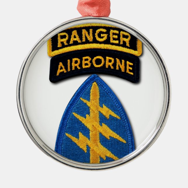 Special Forces Group Green Berets SF SOF SFG SOC Metal Ornament (Front)