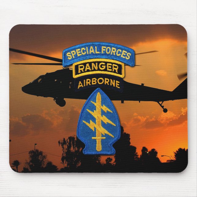 Special Forces Group Green Berets SF SOF SFG SOC Mouse Pad (Front)