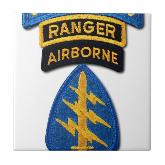 Special Forces Group Green Berets SF SOF SFG SOC Tile (Front)