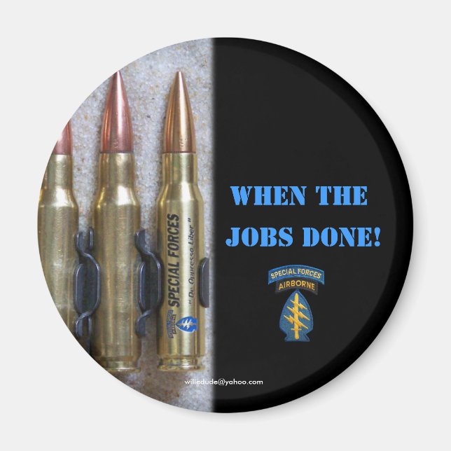 special forces group green berets sfg sf magnet (Front)