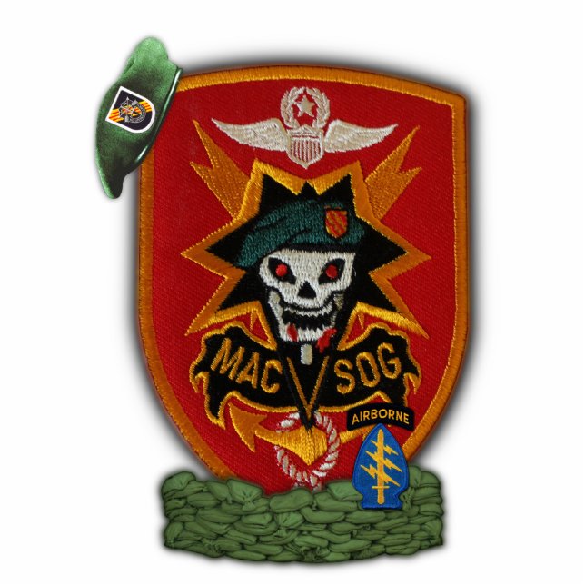 Special Forces Group MAC V SOG Vietnam Veterans  Cutout (Front)