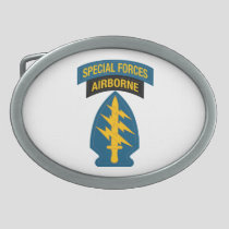 Special Forces insignia Airborne Tab Belt Buckle