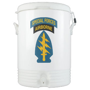 Special Forces insignia Airborne Tab Beverage Cooler