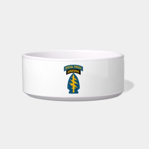 Special Forces insignia Airborne Tab Bowl