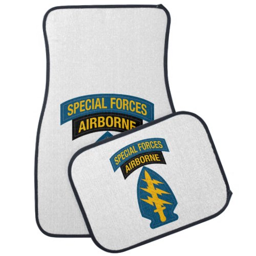 Special Forces insignia Airborne Tab Car Floor Mat