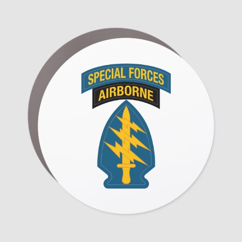 Special Forces insignia Airborne Tab Car Magnet