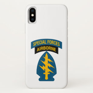 Special Forces insignia Airborne Tab iPhone X Case