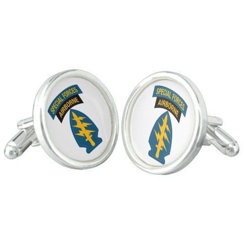 Special Forces insignia Airborne Tab Cufflinks