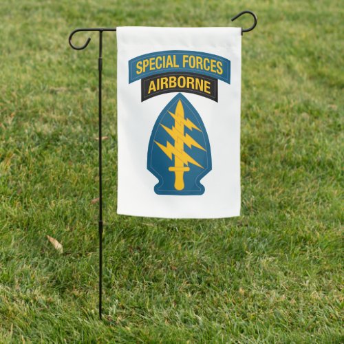 Special Forces insignia Airborne Tab Garden Flag