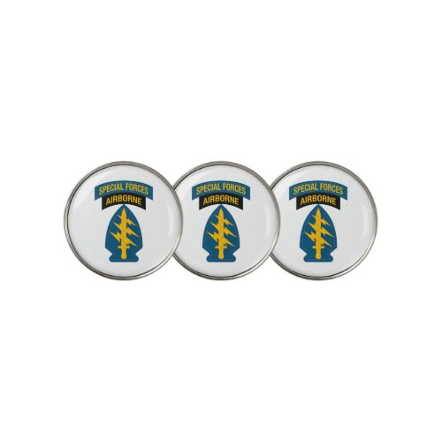 Special Forces insignia Airborne Tab Golf Ball Marker