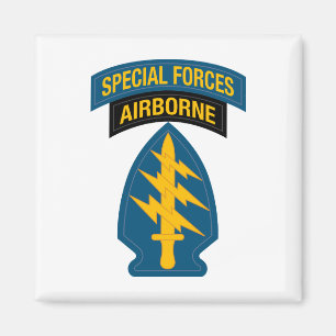 Special Forces insignia Airborne Tab Magnet