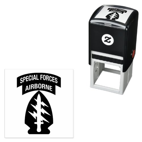 Special Forces insignia Airborne Tab Self_inking Stamp