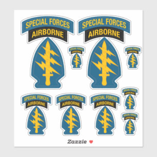 Special Forces insignia Airborne Tab Sticker