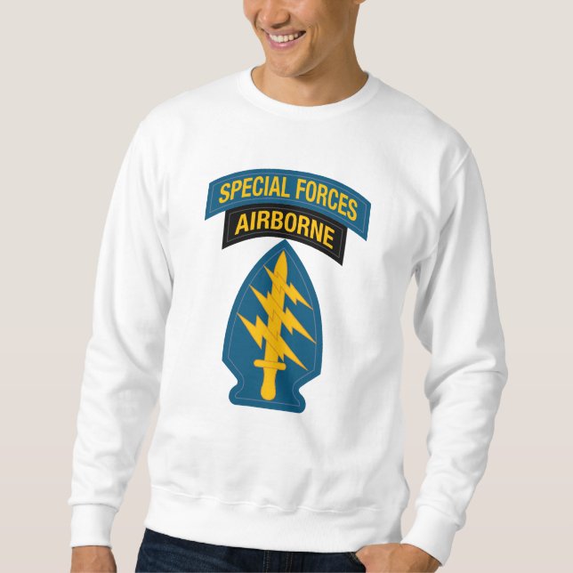 Special Forces insignia Airborne Tab Sweatshirt (Front)