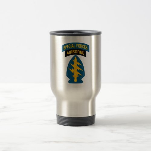 Special Forces insignia Airborne Tab Travel Mug