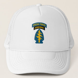 Special Forces insignia Airborne Tab Trucker Hat