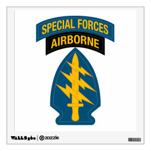 Special Forces insignia Airborne Tab Wall Decal