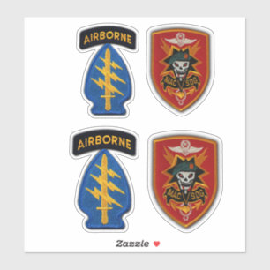 Special Forces MACVSOG SOG Green Berets Contour Sticker