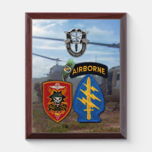 Special Forces MACVSOG Vietnam war Award Plaque