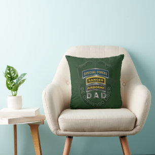 Special Forces Ranger DAD Throw Pillow