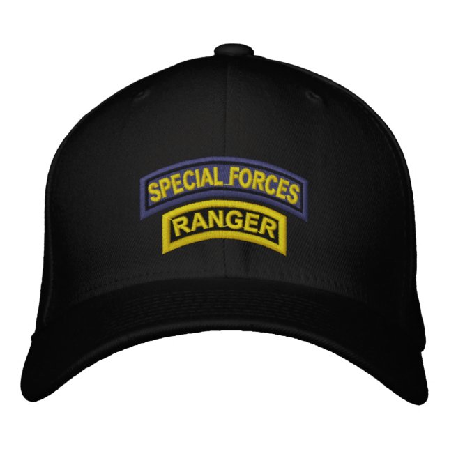 Special Forces Ranger Embroidered Baseball Cap (Front)
