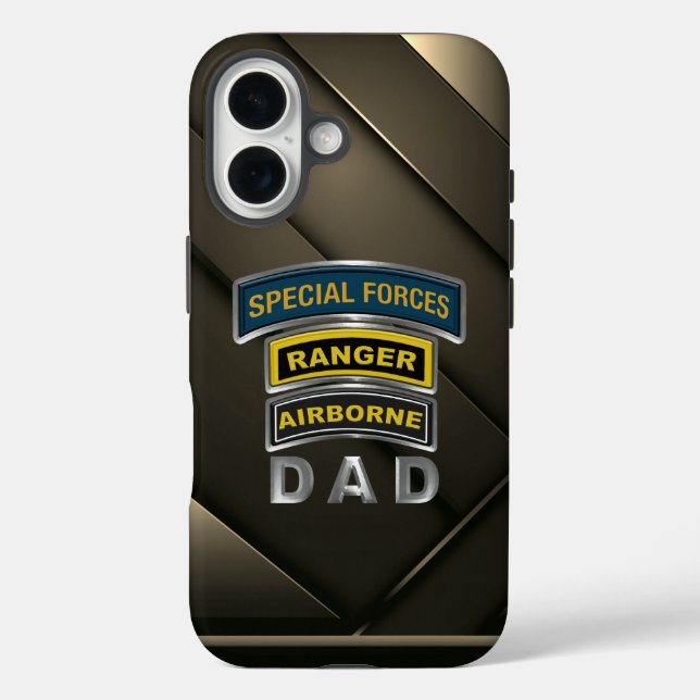 Special Forces SF DAD Case-Mate iPhone Case (Back)