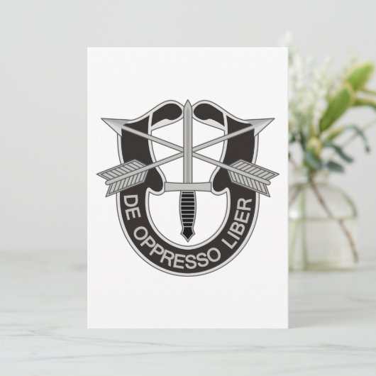 Special Forces SF De Oppresso Liber (Standing Front)