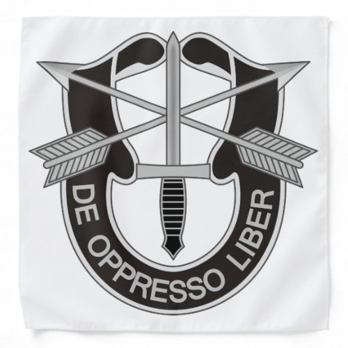 Special Forces SF De Oppresso Liber Bandana