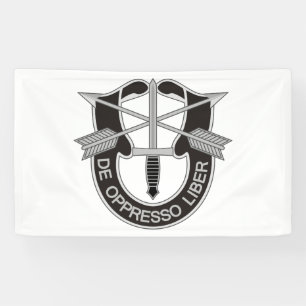 Special Forces SF De Oppresso Liber Banner