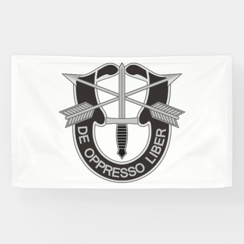 Special Forces SF De Oppresso Liber Banner