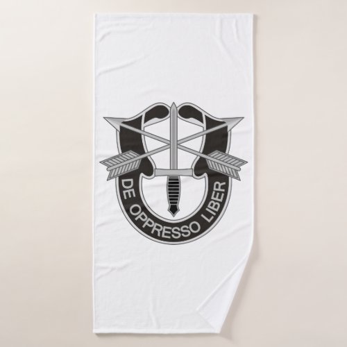 Special Forces SF De Oppresso Liber Bath Towel