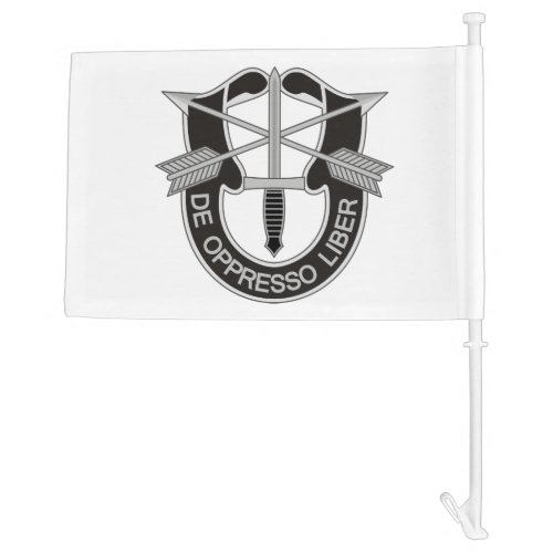 Special Forces SF De Oppresso Liber Car Flag