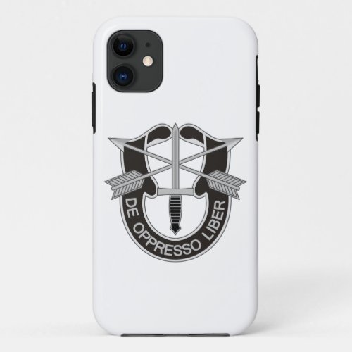 Special Forces SF De Oppresso Liber iPhone 11 Case