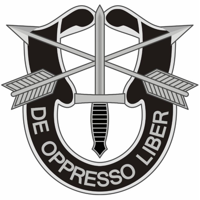 Special Forces SF De Oppresso Liber Cutout (Front)