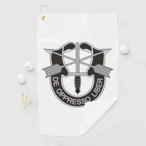 Special Forces SF De Oppresso Liber Golf Towel