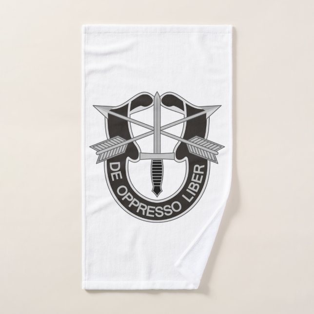 Special Forces SF De Oppresso Liber Hand Towel (Hand Towel)