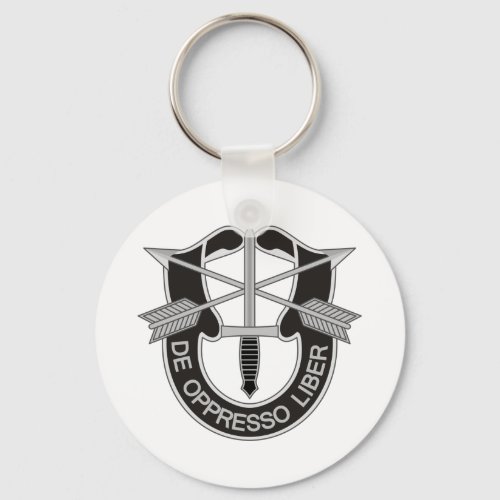 Special Forces SF De Oppresso Liber Keychain